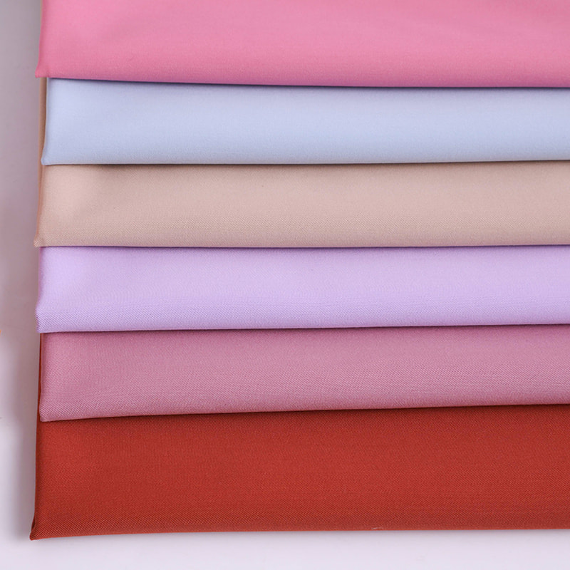 FX50316 Blød håndfølgende almindelig farvet polyester Rayon 4 Way Stretch Twill stof til skrubber og medicinske uniformer