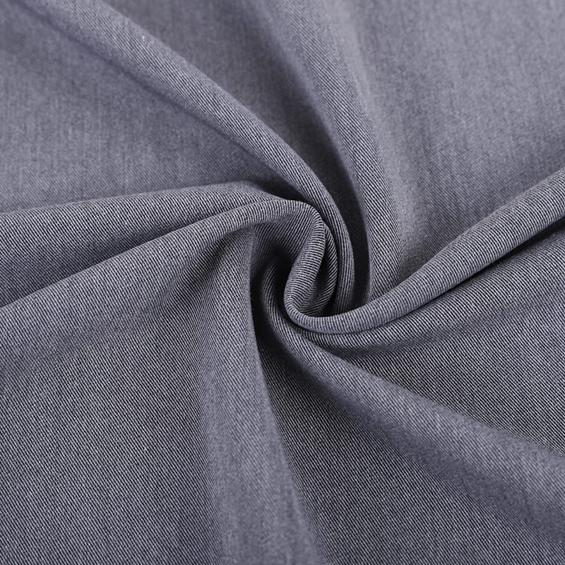 FX54444 Høj hurtighed Rynke Resistent Anti Pilling Poly Viscose Spandex Twill stof til bukser dragt