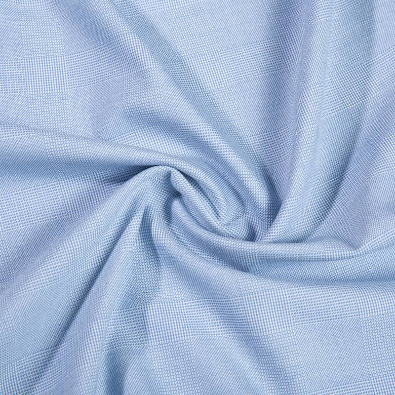 FX55682 Fashion Tr poly viskose med spandex garn farvet check stof til skoleuniformer