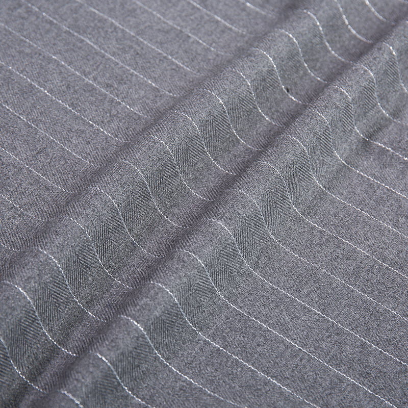 FX55936 garn farvet stribe design polyester rayon spandex pasende stof