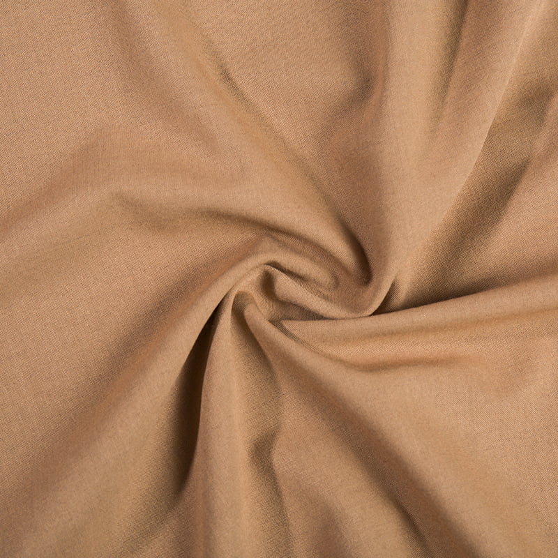 FX54706 Forår/sommer blød håndfølgende polyester viskose uldblanding 4 vej Strettende stof